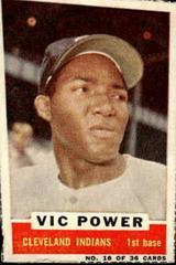 Vic Power [Hand Cut] #16 Baseball Cards 1960 Bazooka Prices