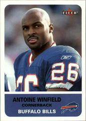 Antoine Winfield #6 Football Cards 2002 Fleer Prices