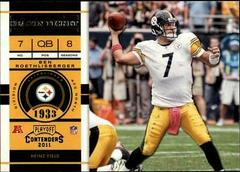 Ben Roethlisberger #24 Football Cards 2011 Playoff Contenders Prices