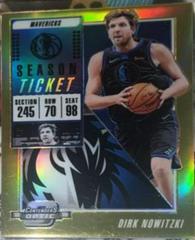 Dirk Nowitzki [Gold] Basketball Cards 2018 Panini Contenders Optic Prices