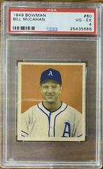 Bill McCahan #80 Baseball Cards 1949 Bowman Prices