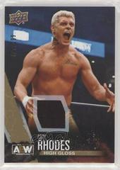 Cody Rhodes [Gold Memorabilia] Wrestling Cards 2021 Upper Deck AEW Prices