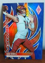 Sam Howell [Blue] #FLA-15 Football Cards 2023 Panini Phoenix Flame Throwers Prices