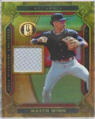 Masyn Winn #GSS-MW Baseball Cards 2023 Panini Chronicles Gold Standard Swatches Prices