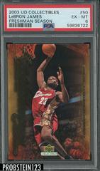 LeBron James #50 Basketball Cards 2003 UD Collectibles Freshman Season Prices