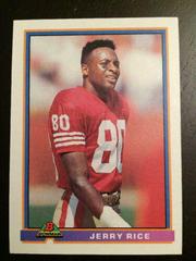 Jerry Rice #470 Football Cards 1991 Bowman Prices