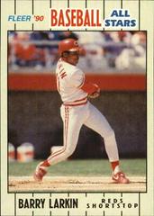 Barry Larkin #23 Baseball Cards 1990 Fleer Baseball All-Stars Prices