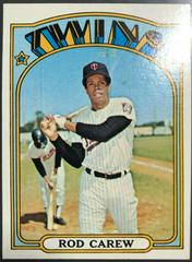 Rod Carew Baseball Cards 1972 Topps Prices