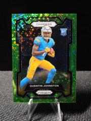 Quentin Johnston [Neon Green] #353 Football Cards 2023 Panini Prizm No Huddle Prices
