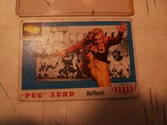 Pug Lund Football Cards 1955 Topps All American Prices
