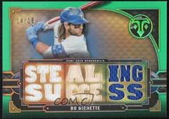 Bo Bichette [Emerald] #TTR-BB3 Baseball Cards 2022 Topps Triple Threads Relics Prices