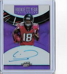 Calvin Ridley [Autograph Purple] #8 Football Cards 2018 Panini Contenders Optic Rookie of the Year Autographs Prices
