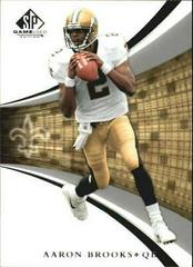 Aaron Brooks #61 Football Cards 2004 SP Game Used Prices