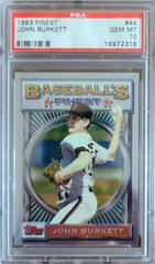 John Burkett Baseball Cards 1993 Finest Prices