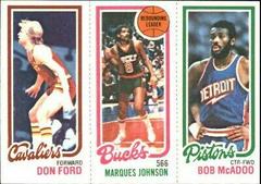 Ford, Johnson, McAdoo Basketball Cards 1980 Topps Prices