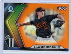 Grayson Rodriguez [Orange] Baseball Cards 2022 Bowman Scouts' Top 100 Prices