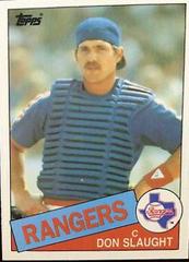 Don Slaught #107T Baseball Cards 1985 Topps Traded Tiffany Prices