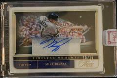 Mike Piazza [Gold] Baseball Cards 2022 Panini Three and Two Timeless Moments Prices