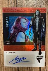 Aj Styles [Red] #FX-AJS Wrestling Cards 2022 Panini Chronicles WWE Flux Autographs Prices