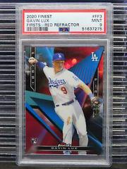 Gavin Lux [Red Refractor] #FF-3 Baseball Cards 2020 Topps Finest Firsts Prices
