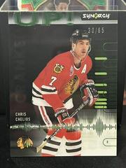 Chris Chelios [Green] #CU-CE Hockey Cards 2022 Upper Deck Synergy Cranked Up Prices