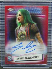 Shotzi Blackheart [Red Refractor] Wrestling Cards 2021 Topps Chrome WWE Autographs Prices