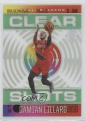 Damian Lillard [Emerald] Basketball Cards 2020 Panini Illusions Clear Shots Prices