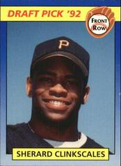 Sherard Clinkscales Baseball Cards 1992 Front Row Draft Picks Prices