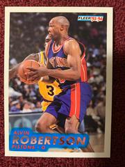 Alvin Robertson Basketball Cards 1993 Fleer Prices