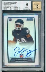 LE'Veon Bell [Orange Refractor] Football Cards 2013 Bowman Chrome Rookie Autograph Prices