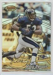 Ray Lewis [Gold] #26 Football Cards 2002 Bowman's Best Prices