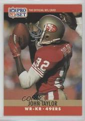 John Taylor #297 Football Cards 1990 Pro Set FACT Cincinnati Prices