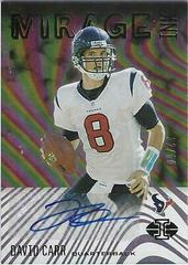 David Carr [Black] Football Cards 2021 Panini Illusions Mirage Ink Autographs Prices