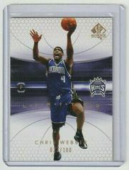Chris Webber #73 Basketball Cards 2004 SP Authentic Prices