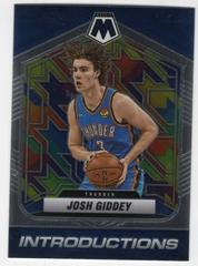 Josh Giddey #7 Basketball Cards 2021 Panini Mosaic Introductions Prices