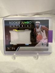 Jaden Hardy #RJM-JHD Basketball Cards 2022 Panini Noir Rookie Jumbo Material Prices