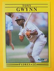 Tony Gwynn Baseball Cards 1991 Fleer Prices