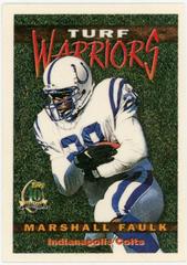Marshall Faulk #TW15 Football Cards 1996 Topps Turf Warriors Prices