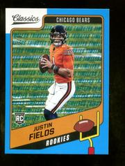 Justin Fields [Timeless Tributes Blue] #154 Football Cards 2021 Panini Classics Prices