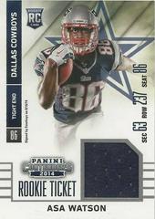 asa watson Football Cards 2014 Panini Contenders Rookie Ticket Swatches Prices