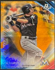 Ichiro [Orange] #84 Baseball Cards 2017 Bowman Platinum Prices