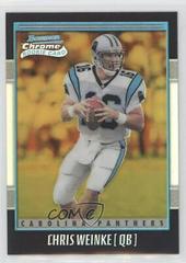 Chris Weinke [Gold Refractor] #162 Football Cards 2001 Bowman Chrome Prices