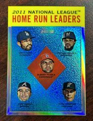 NL Home Run Leaders [Refractor] #HP93 Baseball Cards 2012 Topps Heritage Chrome Prices