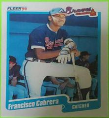 Francisco Cabrera Baseball Cards 1990 Fleer Update Prices