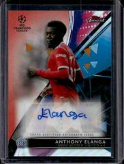 Anthony Elanga [Red] Soccer Cards 2021 Topps Finest UEFA Champions League Autographs Prices