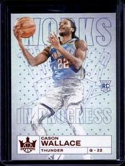 Cason Wallace [Ruby] #25 Basketball Cards 2023 Panini Court Kings Works in Progress Prices