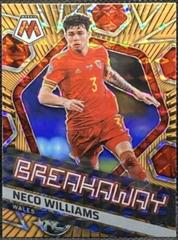 Neco Williams [Orange Fluorescent] Soccer Cards 2021 Panini Mosaic Road to FIFA World Cup Breakaway Prices