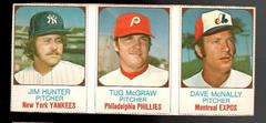 Hunter, McGraw, McNally [Hand Cut Panel] Baseball Cards 1975 Hostess Prices