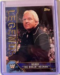 Bobby The Brain Heenan [Blue] #14 Wrestling Cards 2017 Topps Legends of WWE Prices