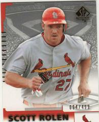 Scott Rolen #12 Baseball Cards 2004 SP Authentic Prices